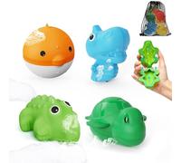 KOKODI Ballons d’eau réutilisables à motifs animaux, magnétiques auto-scellants, lot de 4 en silicone, remplissage rapide. Jouets d’eau 3+ pour adultes, jardin, plage et fêtes d’été