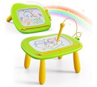 KOKODI Jouet Enfant 2 ans, Jouet Garçons Filles 2 ans, Ardoise Magique pour les Enfants, Jouets éducatifs de Voyage pour les Enfants de 1 2 3 ans, Cadeaux de Anniversaire Pâques (Jaune)