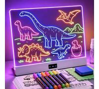 KOKODI Tableau lumineux LED rechargeable - Planche à dessin pour enfants 14 pouces, USB-C, 8+3 modes d’éclairage, autonomie 10 h (Idéal pour cadeaux, voyages et créativité en famille)