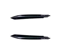 KOKOGLGBTD 2 Pièces pour Série 5 G30 M-Tech 525i 530i 540i M-Sport 2017-2023 Aileron De Pare Chocs Arrière Diffuseur Et Garnitures Latérales(Noir Brillant)