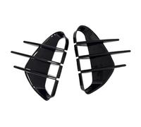 KOKOGLGBTD Lot De 2 Pièces pour KIA pour Stinger 2018-2023 Spoiler Pare Chocs Avant Aileron Cache D'aération Latérale Arrière Garniture Accessoires Auto(Noir Brillant)