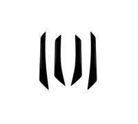 KOKOGLGBTD pour pour Fiesta MK8 St Line 2017-2020cache Pare Chocs Avant Latéral Lame De Vent Garniture en ABS Brillant Accessoires