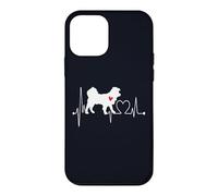 Kokoni Greece Dog Heartbeat ECG Mes Chiens sont Mon Cardio Coque pour iPhone 12 Mini