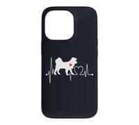 Kokoni Greece Dog Heartbeat ECG Mes Chiens sont Mon Cardio Coque pour iPhone 13 Pro