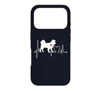 Kokoni Greece Dog Heartbeat ECG Mes Chiens sont Mon Cardio Coque pour iPhone 17 Pro