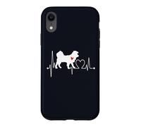 Kokoni Greece Dog Heartbeat ECG Mes Chiens sont Mon Cardio Coque pour iPhone XR