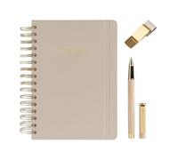 Kokonote - Agenda 2025-2026 Journalier, Agenda Scolaire 12 mois, Format A5 + 1 Stylo et 1 Porte-Stylo
