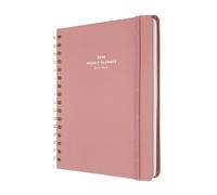 Kokonote Agenda Annuel 2026 Semainier Rose Nude | Agenda Professionnel 2026, avec Spirale, Weekly Planner
