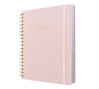 Kokonote - Agenda Annuel Semainier 2025 Rose, Grand Format, Spiral Planner 2025