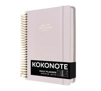Kokonote - Agenda Scolaire 2026 2027 Journalier Lilas | Planner avec Spirale, Agenda 2026 2027 Étudiant ou Professionnel, Fourniture Scolaire Université