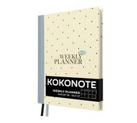 Kokonote Agenda Semainier 2026 2027 Cloud Dots, Format A5