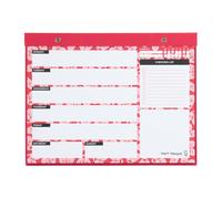 Kokonote - Bloc Note A4 Semainier CRVSH | Weekly Planner, Sous-Main Bureau, Planificateur Hebdomadaire | Papeterie de Bureau