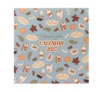 Kokonote | Calendrier mural 2027 Gilmore Girls - 12 mois Janvier à Décembre | Calendrier Mensuel 2027 - 30 x 60 cm - Multilingue avec Français inclus - Grandes Cases