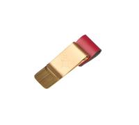 Kokonote - Porte Stylo Carnet Grenat, Cherry Lacquer | Clip pour stylo en métal et simili cuir
