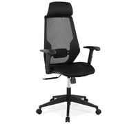 Kokoon® chaise de bureau REGLO 67x60x128 cm,textile, noir,20,24 kg