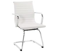 Kokoon® chaise de bureau YOTTA 54x59x90 cm,similicuir, blanc,16 kg