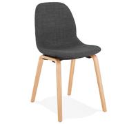 Kokoon® chaise design CAPRI 44,5x52,5x81 cm,textile, gris foncé,11,13 kg