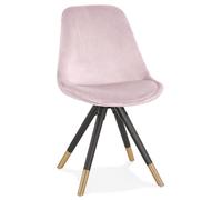 Kokoon® Chaise design MIKADO 48x56x83 cm,Textile, Rose,12,61 kg
