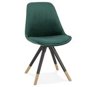 Kokoon® chaise design MIKADO 48x56x83 cm,textile, vert,12,61 kg