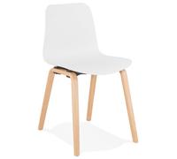 Kokoon® Chaise design MONARK 44,5x52,5x81 cm,plastique / polymère, blanc,10,78 kg