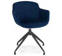 Kokoon® Fauteuil design KRAMPO 59x54x80 cm,Textile, Bleu, 8,07 kg