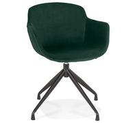 Kokoon® Fauteuil design KRAMPO 59x54x80 cm,Textile, Vert, 8,07 kg