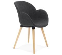 Kokoon® fauteuil design SAGU 59x59,5x84,5 cm,textile, gris foncé, 9,82 kg