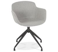 Kokoon® Fauteuil design TORI 59x54x80 cm,Textile, Gris clair, 8,07 kg