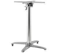Kokoon® pied de table (sans plateau) 75cm 62x62x74 cm,aluminium, aluminium,8,5 kg