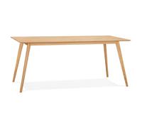 Kokoon® table à manger LUMA 180x90x75 cm,bois,naturel,42 kg
