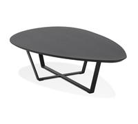 Kokoon® Table basse design VITTORIA 80x140x30 cm,bois,noir,26 kg