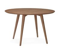 Kokoon® Table de salle à manger JANET 120x120x75 cm,bois,noyer,39,11 kg
