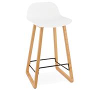 Kokoon® tabouret de bar design ASTORIA 47x46x86,5 cm,plastique / polymère, blanc, 11,78 kg