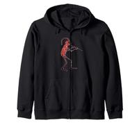 Kokopelli Art rupestre Original Sweat à Capuche