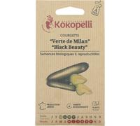 Kokopelli Courgette Verte de Milan "Black Beauty" Allongée Bio - 12 Graines