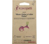 Kokopelli Navet Blanc Bio "Globe" - 500 Graines