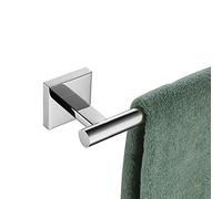 KOKOSIRI B4005CH-L16 Barre porte-serviettes en acier inoxydable pour salle de bain, cuisine, toilettes ou armoire, fixation murale, 40,6 cm, couleur chrome