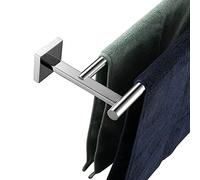 KOKOSIRI Barres Porte-Serviettes 40,6 cm pour Salle de Bain, Cuisine, Toilettes, Fixation Murale en Acier Inoxydable chromé B5005CH-L16