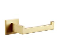 KOKOSIRI Support de Rouleau de Papier Toilette doré pour Salle de Bain, Cuisine, Salle de Bain T-304 en Acier Inoxydable à Fixation Murale, Finition dorée, B2003BG