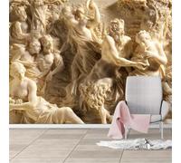 KoKoty Papier Peint Soie Panoramique Personnages de la mythologie grecque de style relief-400 x 200 cm-Personnalisé 3D Poster Geant Mural fond décoration murale papier peint