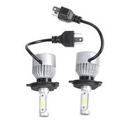 KOKSII 2 x S2 H4 72W 8000LMa mene Le de Voiture Salut/Lo Faisceau Ampoules 6000K Blanc