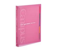 Kokuyo Binder Notebook Classeur B5, 26 Anneaux, Ouverture Switch, Capacité 100 Feuilles, Fabriqué au Japon, Rose P333P