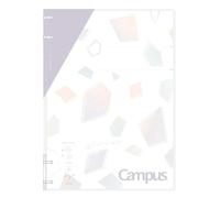 Kokuyo Campus Le-NP704-L1V Classeur B5 2 x 2 anneaux Couleur minérale Violet transparent