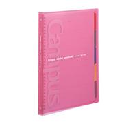 Kokuyo Campus RU-P173NP Classeur à 5 onglets Format A4 30 trous Jusqu'à 65 feuilles Rose Importé du Japon