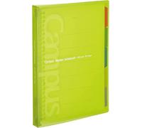 Kokuyo Campus RU-P333NYG Classeur à 5 onglets Format moyen Format B5 26 trous Jusqu'à 100 feuilles Jaune Vert Importé du Japon