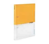 Kokuyo Campus RU-PP358Y Classeur à feuilles volantes, B5, 2 trous, jusqu'à 100 feuilles, jaune