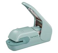 Kokuyo Harinacs Agrafeuse sans agrafes, bureau et manuel, jusqu'à 5 feuilles sans reliure, agrafeuse portable compacte sans trou, vert bleu, importé du Japon (SLN-MPH105GB)
