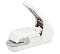 Kokuyo Harinacs SLN-MPH105PW Agrafeuse sans agrafes de bureau et à main, jusqu'à 5 feuilles sans agrafe, agrafeuse compacte sans trou, blanc pâle, importé du Japon