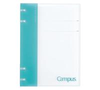 Kokuyo L-NP134LB Classeur à feuilles mobiles A5 Campus 2 x 2 anneaux Bleu clair