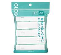 Kokuyo Lot de 5 bâtons de colle carrée (Gloo) Taille S